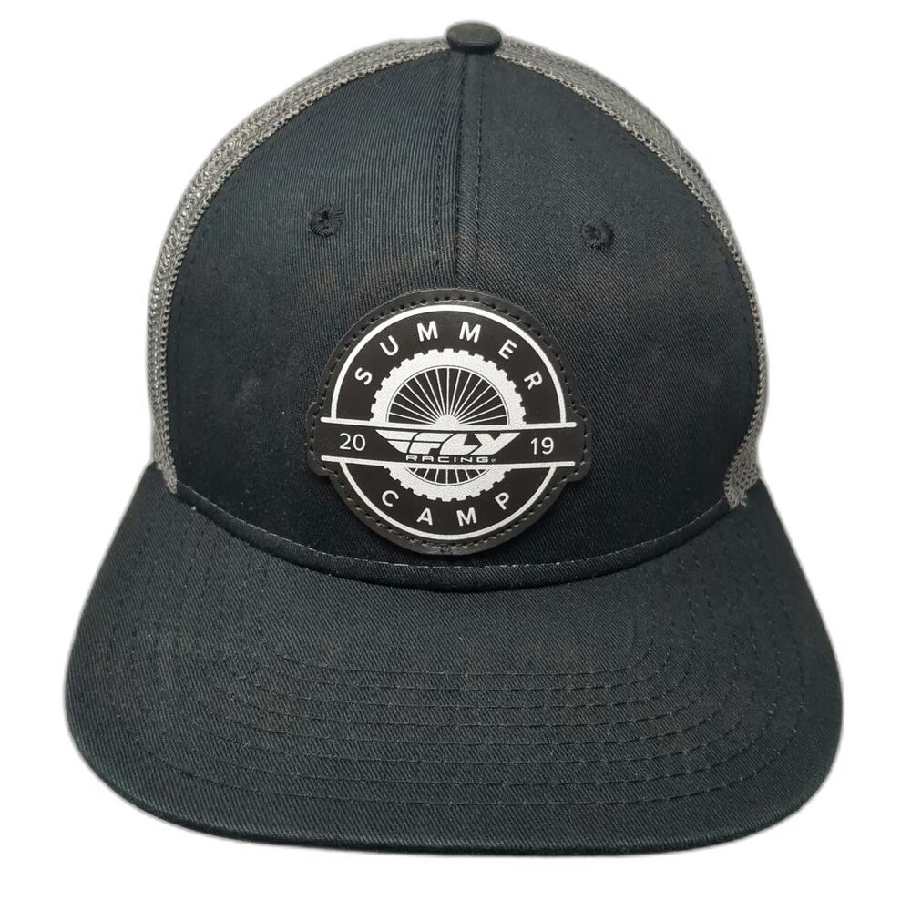 Fly Racing Summer Camp 2019 Trucker Hat Black One Size Mesh Snapback Motocross